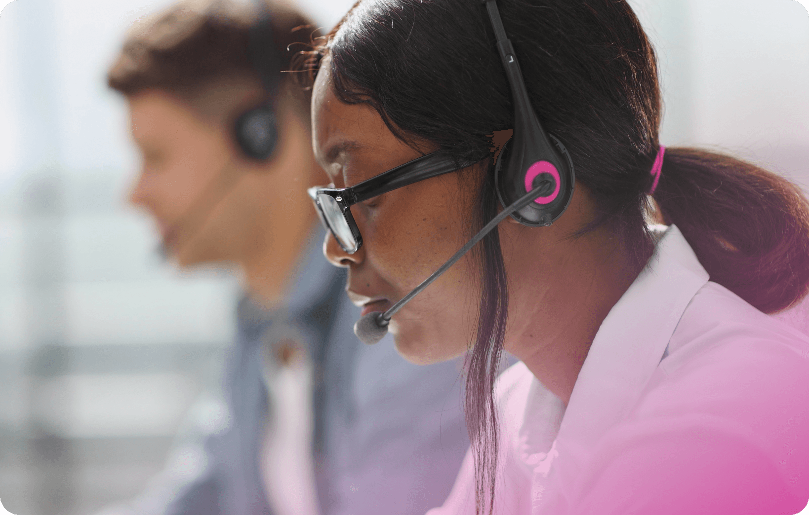 Professional customer service representative